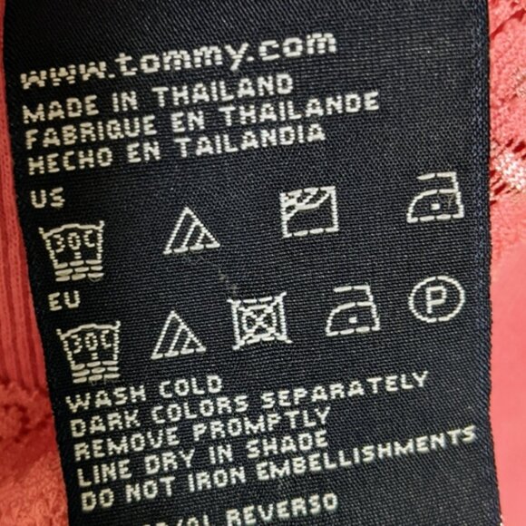 Tommy Hilfiger Pink Tank Top - Womens X-Large - Picture 3 of 4